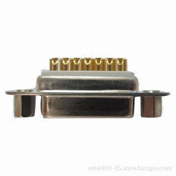 Machined D-SUB connector female solder type with 09, 15, 25, 37 or 50 Poles, RoHS mark